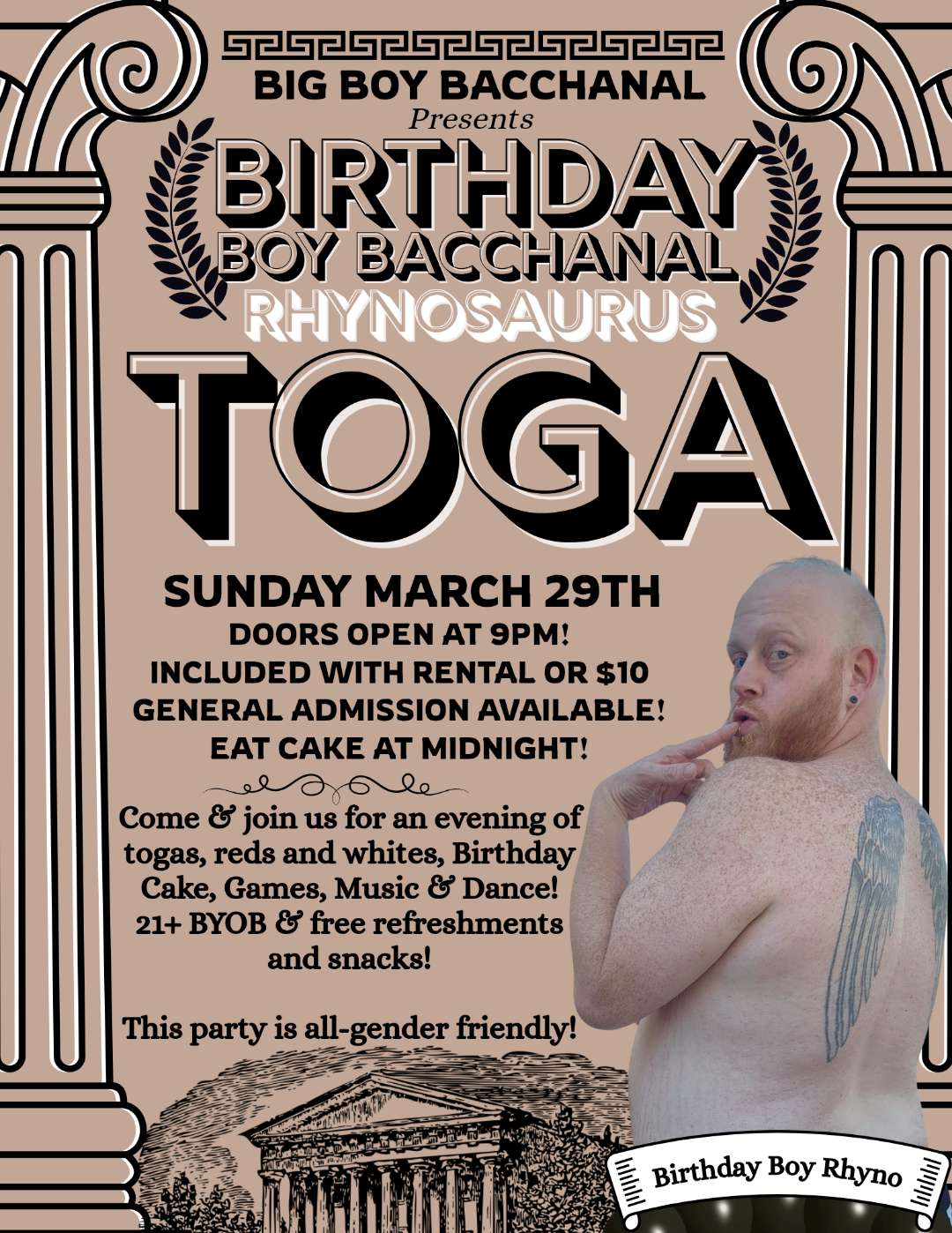 MAR 29: BIG BOY BACCHANAL
